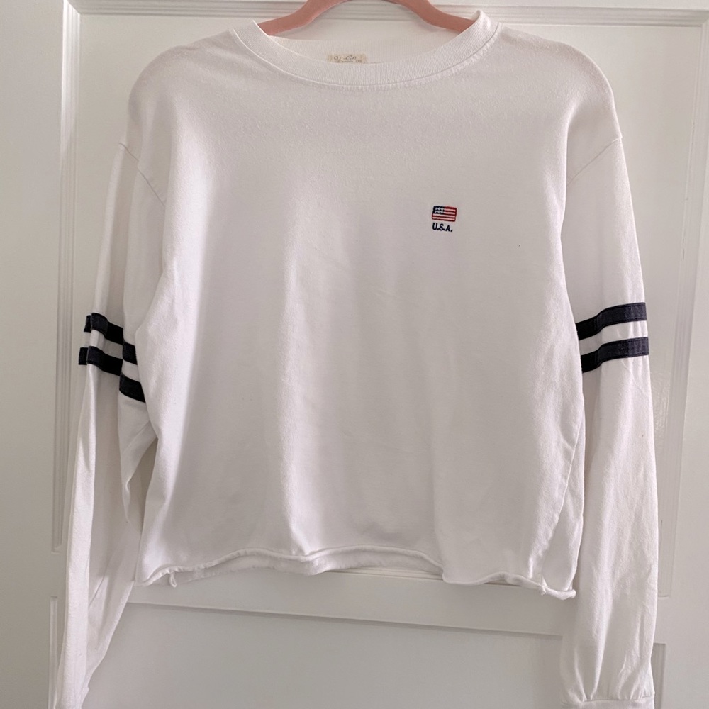 Brandy Melville John Galt long sleeve white shirt